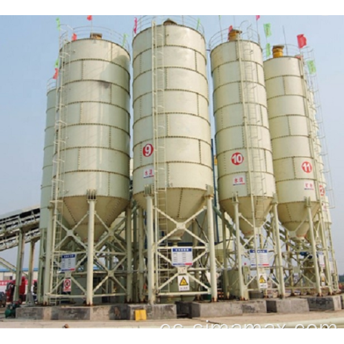Planta de mezcladora de concreto HZS50 portátil con silo de cemento